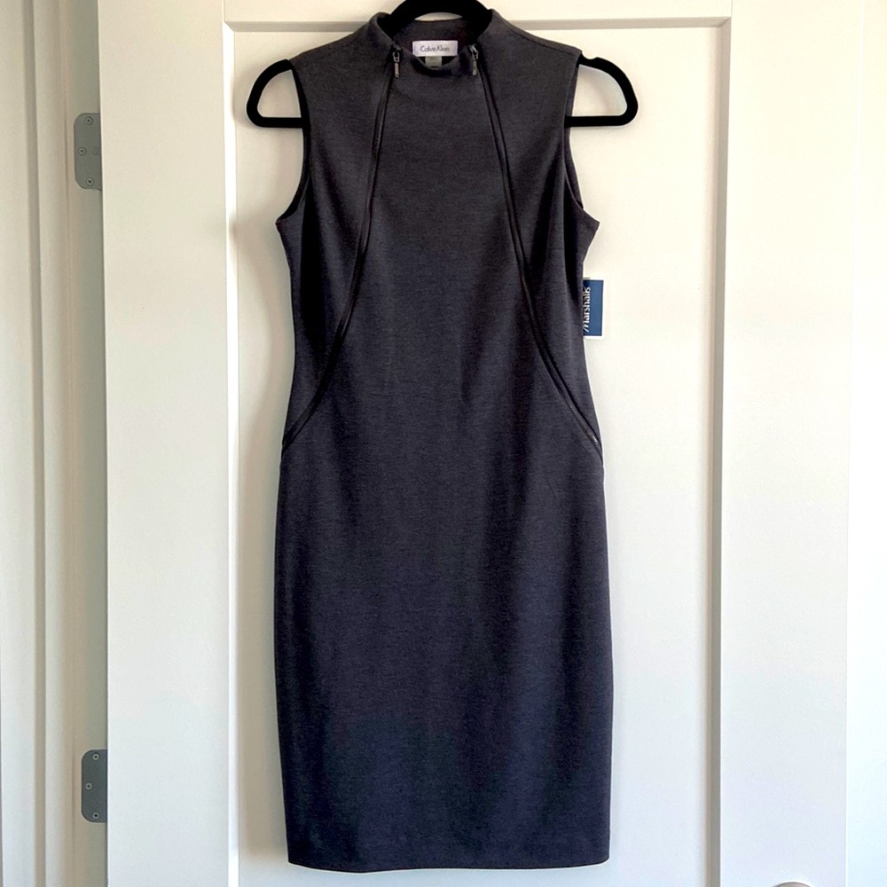 Gray Calvin Klein Dress NWT